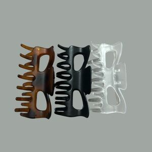 3 Set Small/ Medium Hair Claw Clips